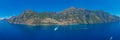 Panorama of Costiera Amalfitana at Positano, Italy Royalty Free Stock Photo