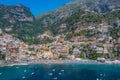 Panorama of Costiera Amalfitana at Positano, Italy Royalty Free Stock Photo