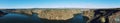 Panorama of the Cove Palisades State Park.