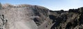 Panorama of the crater of Vesuvius Naples