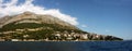 The panorama of the croatian island