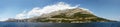 The panorama of the croatian island