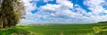 Panorama of czech countryside Royalty Free Stock Photo