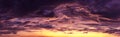 Panorama damatic cloud scape background Royalty Free Stock Photo