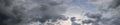 Panorama of dark gray stormy sky, gray clouds cover the sky Royalty Free Stock Photo