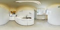Panorama 360 degree inside dental clinic