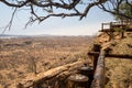 Panorama of Desert Landscape in Mapungubwe National Park, South Africa Royalty Free Stock Photo