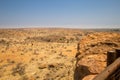 Panorama of Desert Landscape in Mapungubwe National Park, South Africa Royalty Free Stock Photo