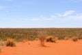 Panorama of the Red Centre desert, Australia Royalty Free Stock Photo