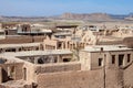 Panorama of desert town Naein Royalty Free Stock Photo