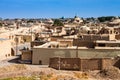 Panorama of desert town Naein Royalty Free Stock Photo