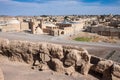 Panorama of desert town Naein Royalty Free Stock Photo