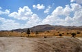 Panorama of the desert village of Matmata Royalty Free Stock Photo