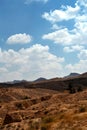 Panorama of the desert village of Matmata - Tunisia Royalty Free Stock Photo