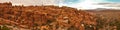 Panorama of Devils Garden. Royalty Free Stock Photo