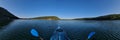 Panorama of Devils lake by kayak