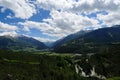Panorama di Bormio - Valtellina -Italia Royalty Free Stock Photo