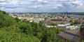 Panorama districts of Kiev. Podol and Obolon. Royalty Free Stock Photo