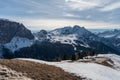 Panorama of Dolomites Alps, Val Gardena, Italy