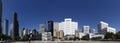 Panorama in Downtown Houston Royalty Free Stock Photo
