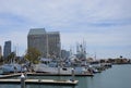 Panorama of Downtown and Marina at the Pacific, San Diego, California Royalty Free Stock Photo