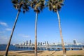 Panorama of Downtown of San Diego, California Royalty Free Stock Photo