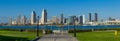 Panorama of Downtown of San Diego, California Royalty Free Stock Photo