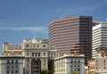 Panorama of Downtown San Diego at the Pacific Ocean, California Royalty Free Stock Photo