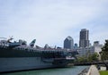 Panorama of Downtown San Diego at the Pacific Ocean, California Royalty Free Stock Photo