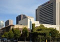 Panorama of Downtown San Diego at the Pacific Ocean, California Royalty Free Stock Photo