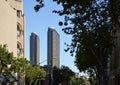 Panorama of Downtown San Diego at the Pacific Ocean, California Royalty Free Stock Photo