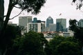 Panorama of Downtown San Diego at the Pacific Ocean, California Royalty Free Stock Photo