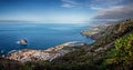 Panorama of dramatic Northern coast of Tenerife