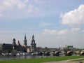 Panorama of Dresden, Germany Royalty Free Stock Photo