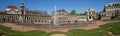 Panorama Dresden Zwinger in the spring Royalty Free Stock Photo