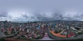 Panorama 360 from a drone Batumi city Adjara Georgia