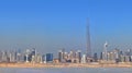 Panorama Dubai city. City centre, skyscrapers
