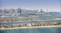 Panorama of Dubai Marina, UAE Royalty Free Stock Photo