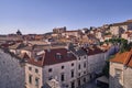 Panorama Dubrovnik Old Town roofs and streets . Europe, Croatia . Royalty Free Stock Photo