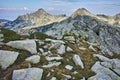 Panorama of Dzhangal and momin dvor peaks, Pirin Mountain, Bulgaria Royalty Free Stock Photo