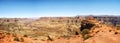 Panorama: Eagle Point - Grand Canyon West Rim, Arizona, AZ Royalty Free Stock Photo