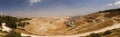 Panorama of East Jerusalem suburb and a West Bank town Royalty Free Stock Photo
