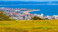 Panorama of Eastbourne coastline East Sussex UK Royalty Free Stock Photo