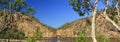 Panorama - Edith falls, Nitmiluk National Park, Northern Territory, Australia Royalty Free Stock Photo