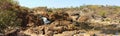 Panorama - Edith falls, Nitmiluk National Park, Northern Territory, Australia Royalty Free Stock Photo