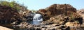 Panorama - Edith falls, Nitmiluk National Park, Northern Territory, Australia Royalty Free Stock Photo