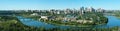 Panorama of edmonton downtown