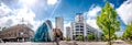 Panorama of Eindhoven city center. Netherlands Royalty Free Stock Photo