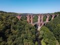 Panorama of the Elstertal Bridge in the Vogtland