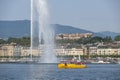 Panorama of Embankment of Geneva, Switzerland